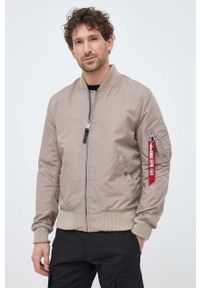 Alpha Industries kurtka bomber MA-1 TT męski kolor beżowy przejściowa. Kolor: beżowy #1