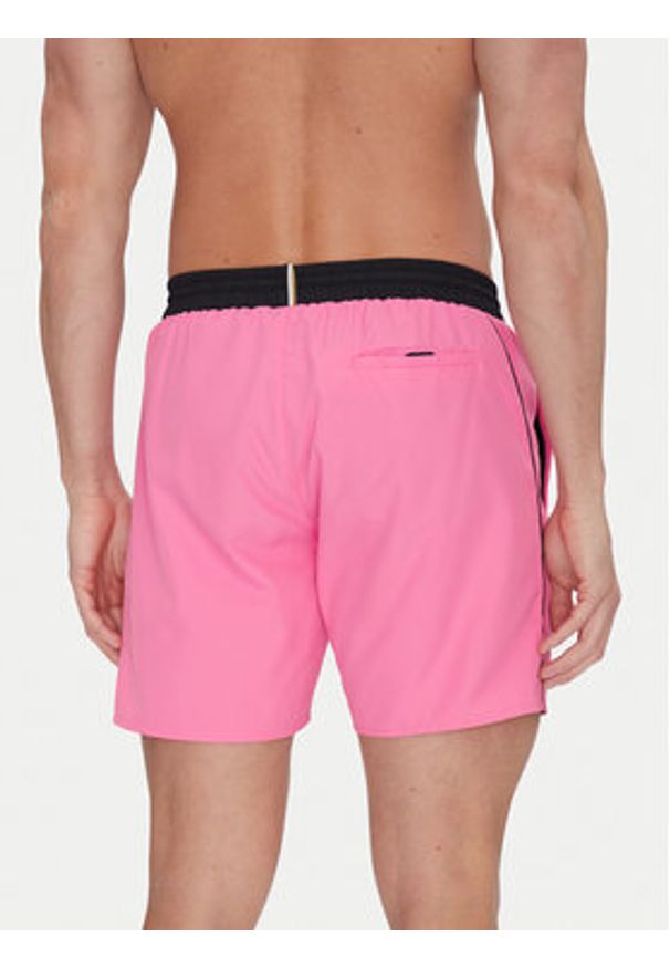 BOSS Szorty kąpielowe Starfish 50514429 Różowy Regular Fit. Kolor: różowy. Materiał: syntetyk