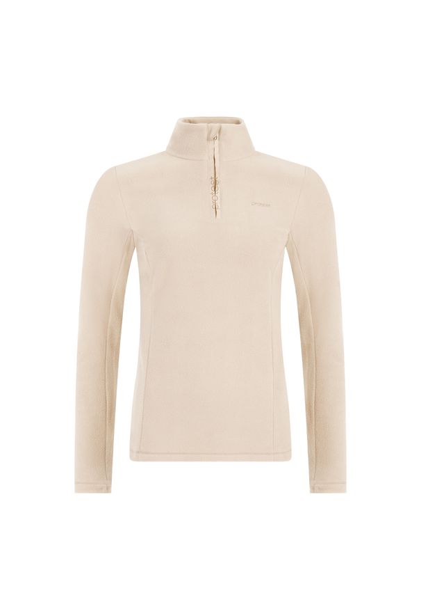 Damski polar 1/4 zip Protest Remutez. Kolor: biały. Materiał: polar. Sezon: zima