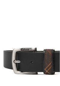 Barbour Pasek Męski Esk MAC0467BK11 Czarny. Kolor: czarny. Materiał: skóra