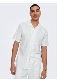 Only & Sons Koszula Caiden 22025116 Biały Slim Fit. Kolor: biały. Materiał: bawełna #7