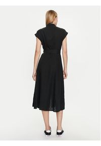 GAP - Gap Sukienka koszulowa 857655-02 Czarny Regular Fit. Kolor: czarny. Materiał: wiskoza. Typ sukienki: koszulowe #5