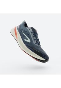 KIPRUN - Buty do biegania męskie Kiprun Cushion 500. Kolor: żółty, wielokolorowy, niebieski, zielony. Szerokość cholewki: normalna