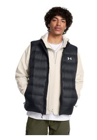 Bezrękawnik puchowy z wypełnieniem naturalnym męski Under Armour Legend Down Vest - czarny. Kolor: czarny. Materiał: puch. Długość rękawa: bez rękawów. Sezon: zima #1