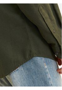 Jack & Jones - Jack&Jones Koszula Joshua 12258429 Zielony Slim Fit. Kolor: zielony. Materiał: syntetyk, bawełna #3