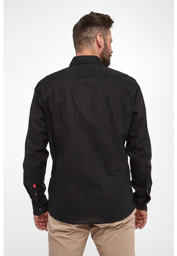 JOOP! Jeans - Koszula męska lniana Hanson JOOP! JEANS. Materiał: len