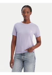 Hugo - HUGO T-Shirt 50556981 Fioletowy Regular Fit. Kolor: fioletowy. Materiał: syntetyk #1