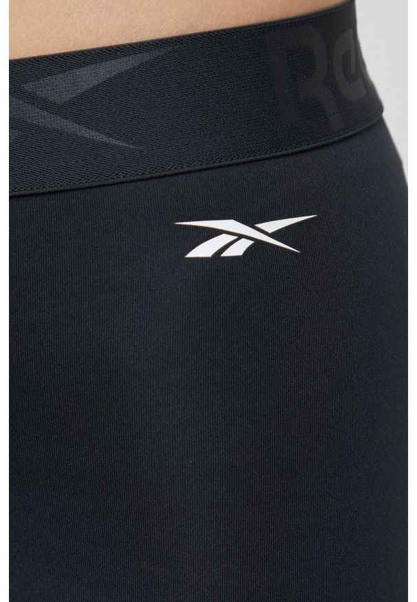 Reebok - Legginsy. Stan: podwyższony. Kolor: czarny
