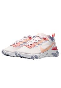 Nike - Buty do chodzenia dla dorosłych React Element 55 Pale Pink. Kolor: różowy. Sport: turystyka piesza