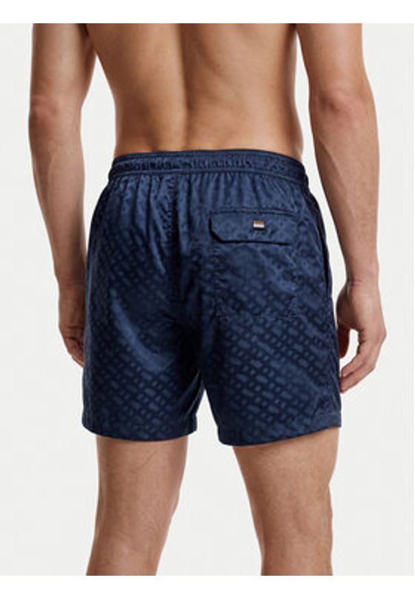 BOSS Szorty kąpielowe Jacques 50561181 Granatowy Regular Fit. Kolor: niebieski. Materiał: syntetyk