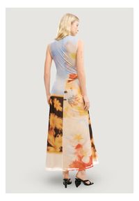 Desigual Sukienka codzienna VEST_JADE Pomarańczowy Egg Fit. Okazja: na co dzień. Kolor: pomarańczowy. Typ sukienki: proste. Styl: casual #3