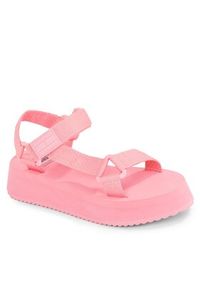 Tommy Jeans Sandały Tjw Eva Sandal EN0EN02466 Różowy. Kolor: różowy. Materiał: materiał