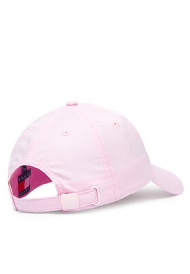 Tommy Jeans Czapka z daszkiem AW0AW18358 Różowy jasny. Kolor: różowy. Materiał: bawełna