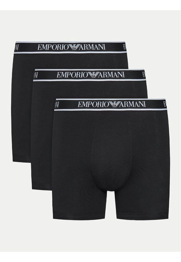 Emporio Armani Underwear Komplet 3 par bokserek 111473 4R717 21320 Czarny. Kolor: czarny. Materiał: bawełna