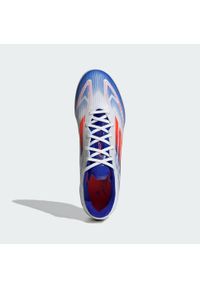 Adidas - Buty F50 League TF. Kolor: biały, niebieski, czerwony, wielokolorowy. Materiał: materiał