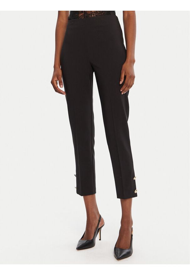 Rinascimento Chinosy CFC0126223003 Czarny Slim Fit. Kolor: czarny. Materiał: syntetyk