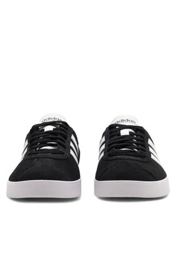 Adidas - adidas Sneakersy VL COURT 2.0 DA9853 Czarny. Kolor: czarny. Materiał: skóra