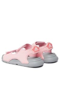 Adidas - adidas Sandały Swim Sandal C FY8937 Różowy. Kolor: różowy. Materiał: materiał