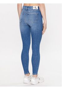 Calvin Klein Jeans Jeansy J20J221252 Niebieski Skinny Fit. Kolor: niebieski