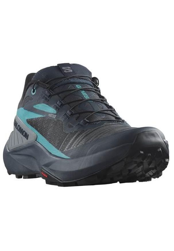 salomon - Buty do biegania męskie Salomon L47443000. Zapięcie: sznurówki. Kolor: czarny, wielokolorowy. Materiał: syntetyk, materiał. Szerokość cholewki: normalna