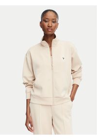 Guess Bluza V6YQ17 K4313 Beżowy Regular Fit. Kolor: beżowy. Materiał: syntetyk #1