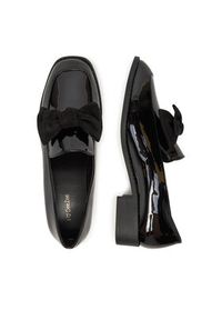 DeeZee Loafersy SQ873-1 Czarny. Kolor: czarny. Materiał: skóra