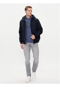 TOMMY HILFIGER - Tommy Hilfiger Kurtka przejściowa MW0MW31490 Granatowy Regular Fit. Kolor: niebieski. Materiał: syntetyk, bawełna #8