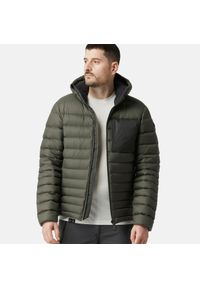FORCLAZ - Kurtka trekkingowa męska puchowa Forclaz MT500 - 10°C. Kolor: zielony. Materiał: puch. Sport: turystyka piesza #1