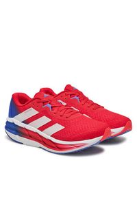 Adidas - adidas Buty do biegania adistar 3 JI1242 Czerwony. Kolor: czerwony. Materiał: materiał