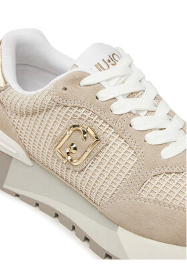 Liu Jo Sneakersy Amazing 25 BA5049 PX027 Beżowy. Kolor: beżowy. Materiał: materiał