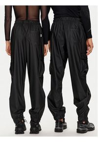 Rains Spodnie przeciwdeszczowe Cargo Rain Pants Regular W3 18850 Czarny Regular Fit. Kolor: czarny. Materiał: syntetyk