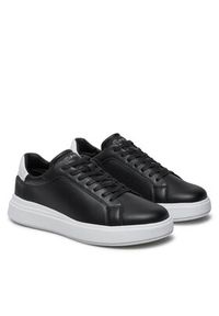 Calvin Klein Sneakersy Low Top Lace Up Lth HM0HM01016 Czarny. Kolor: czarny. Materiał: skóra #2