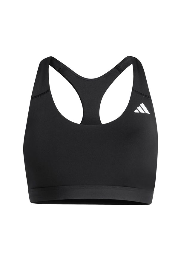 Adidas - Biustonosz dla kobiet adidas Optime Essentials. Kolor: czarny. Technologia: ClimaCool (Adidas). Sport: fitness
