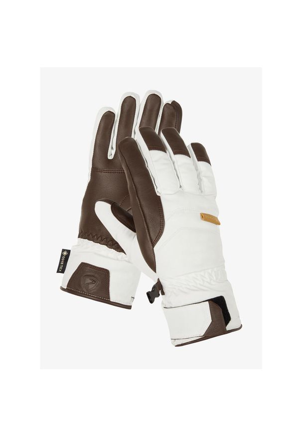Rękawice narciarskie damskie Ziener Kamary GTX AW. Kolor: biały. Sezon: zima. Sport: narciarstwo