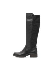 Rieker Kozaki Z9591-00 Czarny. Kolor: czarny. Materiał: skóra #7