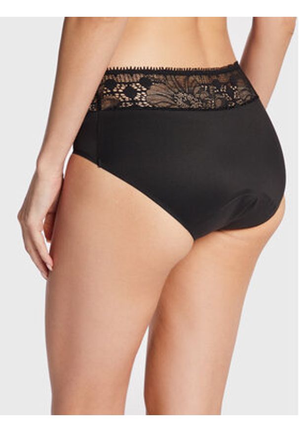 Chantelle Majtki menstruacyjne Period C17N40 Czarny. Kolor: czarny. Materiał: syntetyk
