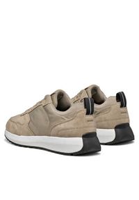 Geox Sneakersy U Volpiano U45GCA 022FU C5004 Beżowy. Kolor: beżowy. Materiał: zamsz, skóra