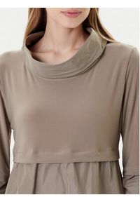 Joseph Ribkoff Sukienka codzienna 173444F25 Khaki Regular Fit. Okazja: na co dzień. Kolor: brązowy. Materiał: syntetyk. Typ sukienki: proste. Styl: casual #4
