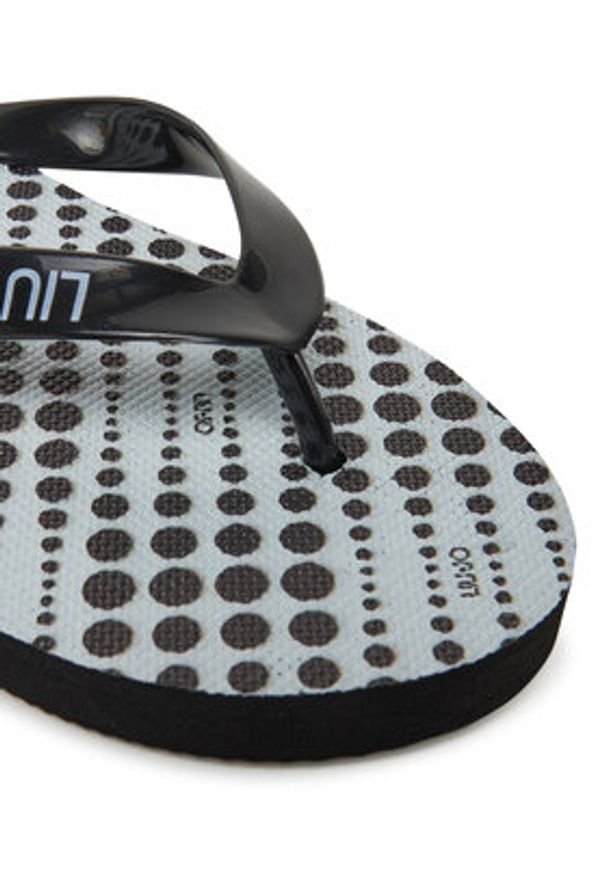 Liu Jo Japonki Ciabatta VA5187 E1005 Czarny. Kolor: czarny. Materiał: syntetyk