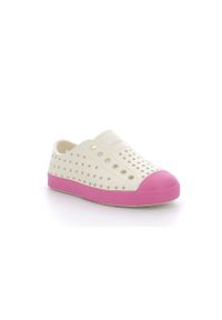 Native Shoes - Trampki dziecięce NATIVE JEFFERSON JUNIOR buty do chodzenia. Kolor: różowy, biały, wielokolorowy. Sport: turystyka piesza