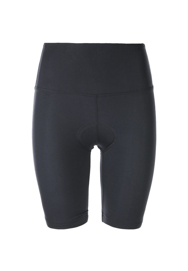 ENDURANCE - Damskie szorty z wysoką talią Endurance Hulda. Stan: podwyższony. Kolor: czarny. Sport: kolarstwo