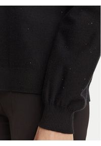 Liu Jo Sport Sweter TF6037 MS049 Czarny Regular Fit. Kolor: czarny. Materiał: syntetyk. Styl: sportowy #2