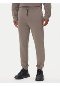 Hugo - HUGO Dres Dapodayote 50492581 Beżowy Relaxed Fit. Kolor: beżowy. Materiał: bawełna