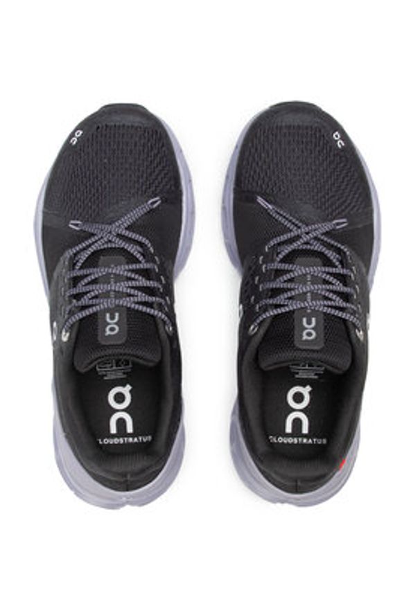 On Buty do biegania Cloudstratus 2999562 Czarny. Kolor: czarny. Materiał: materiał