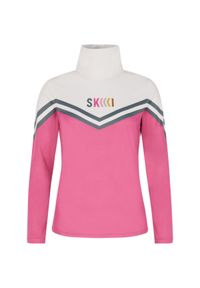 Damski polar 1/4 zip Protest Merci. Kolor: różowy. Materiał: polar. Długość rękawa: długi rękaw. Długość: długie. Sezon: zima. Sport: narciarstwo #1