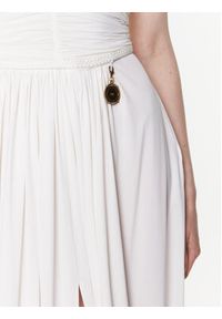 Elisabetta Franchi Sukienka wieczorowa AB-430-32E2-V700 Biały Regular Fit. Kolor: biały. Styl: wizytowy #4