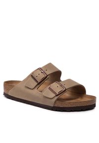 Klapki Birkenstock. Kolor: brązowy