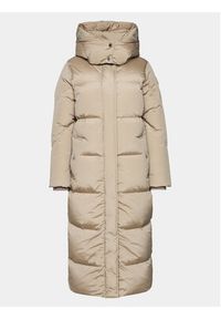 Woolrich Płaszcz zimowy Aurora CFWWOU0698FRUT1148 Beżowy Regular Fit. Kolor: beżowy. Materiał: syntetyk. Sezon: zima #10
