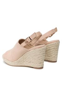 Jenny Fairy Espadryle LS5242-02 Beżowy. Kolor: beżowy. Materiał: materiał