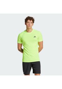 Adidas - Koszulka Tennis Climacool+ AIRCHILL FreeLift. Kolor: żółty. Technologia: ClimaCool (Adidas). Sport: tenis #1